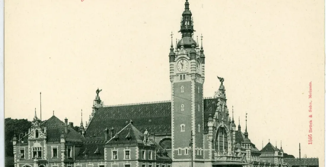 Dworzec główny w Gdańsku (1901)