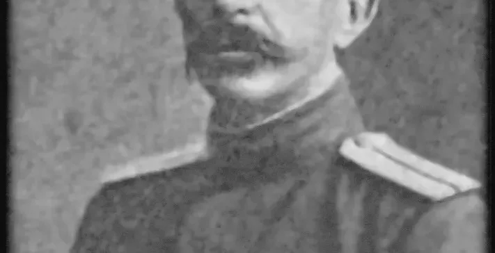 Płk. Antoni Reutt, dowódca Legionu Puławskiego, w mundurze rosyjskim.