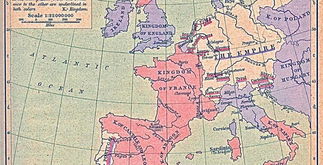Mapa obediencji w czasie wielkiej schizmy zachodniej (1378-1417)