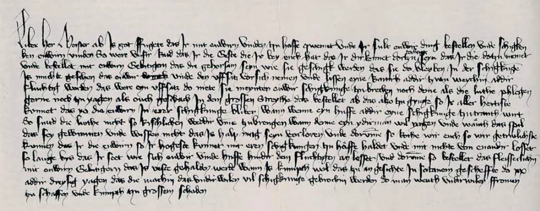 Anonymous letter concerning the Battle of Žalgiris Tannenberg