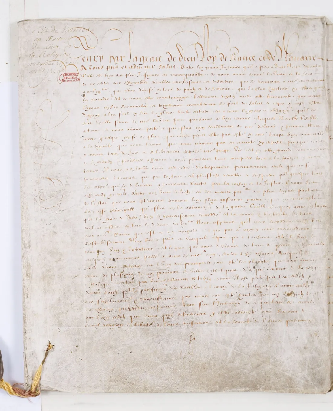Édit de Nantes. Page 24 - Archives Nationales - AE-II-763