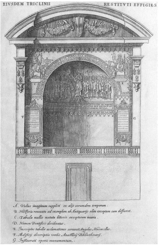 Archive plan for the original Tomb of Pope Leo III