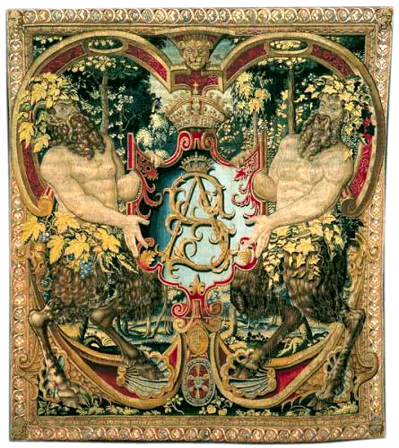 Arras z królewskim monogramem S.A. wykonany około 1555 roku