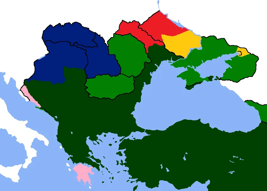 Territorial losses of the Ottoman Empire after the Great Turkish War