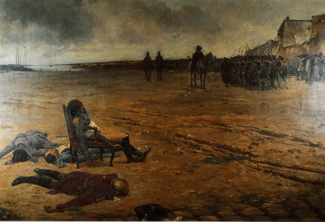 Egzekucja rannego generała d'Elbée.