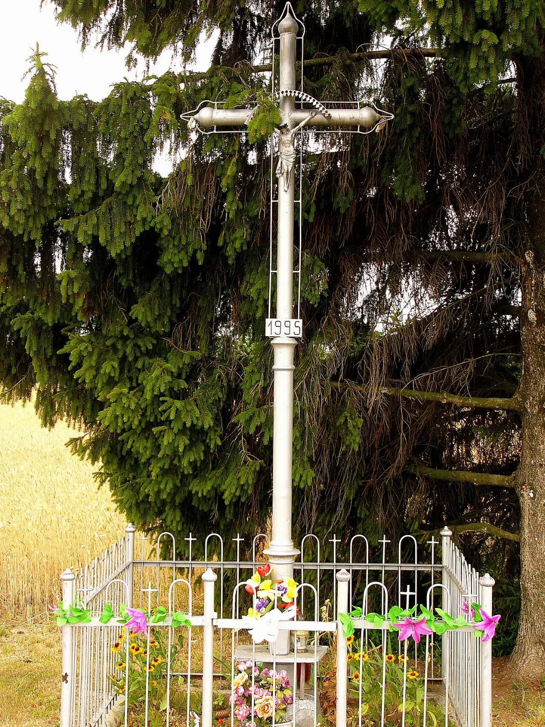 Grenzpfosten-Kreuz Prehoryle-Polen