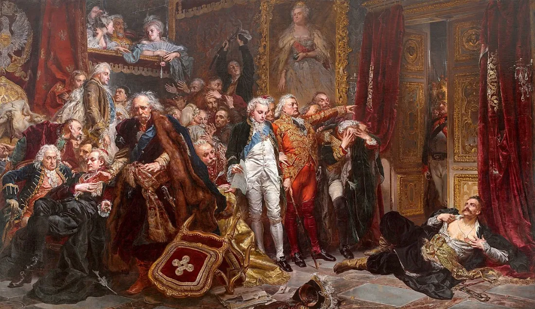 Jan Matejko - Upadek Polski Reytan