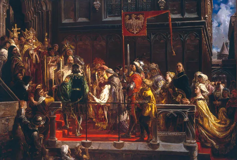 Baptism of Władysław III of Poland 18 02 1425