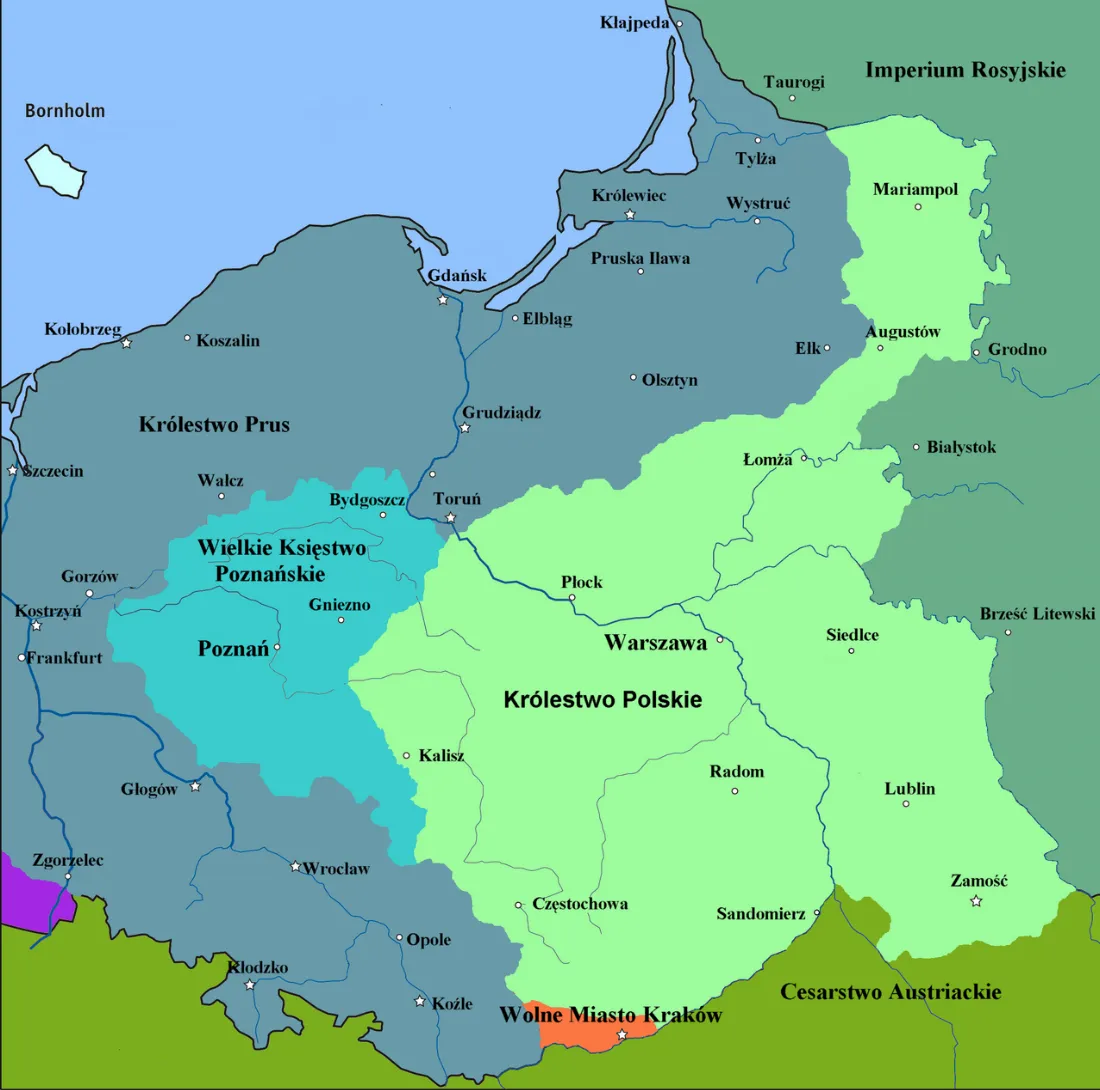Congress Poland in 1815