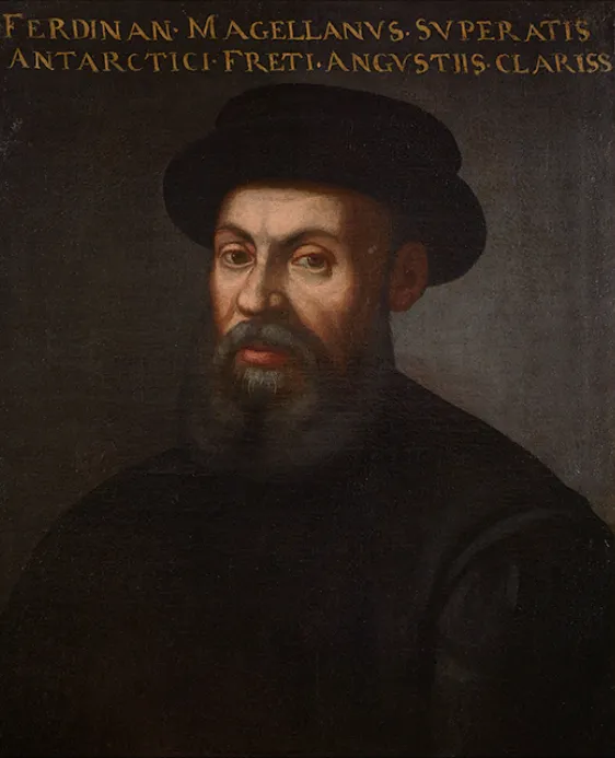 Portret Ferdynanda Magellana, portugalskiego odkrywcy.