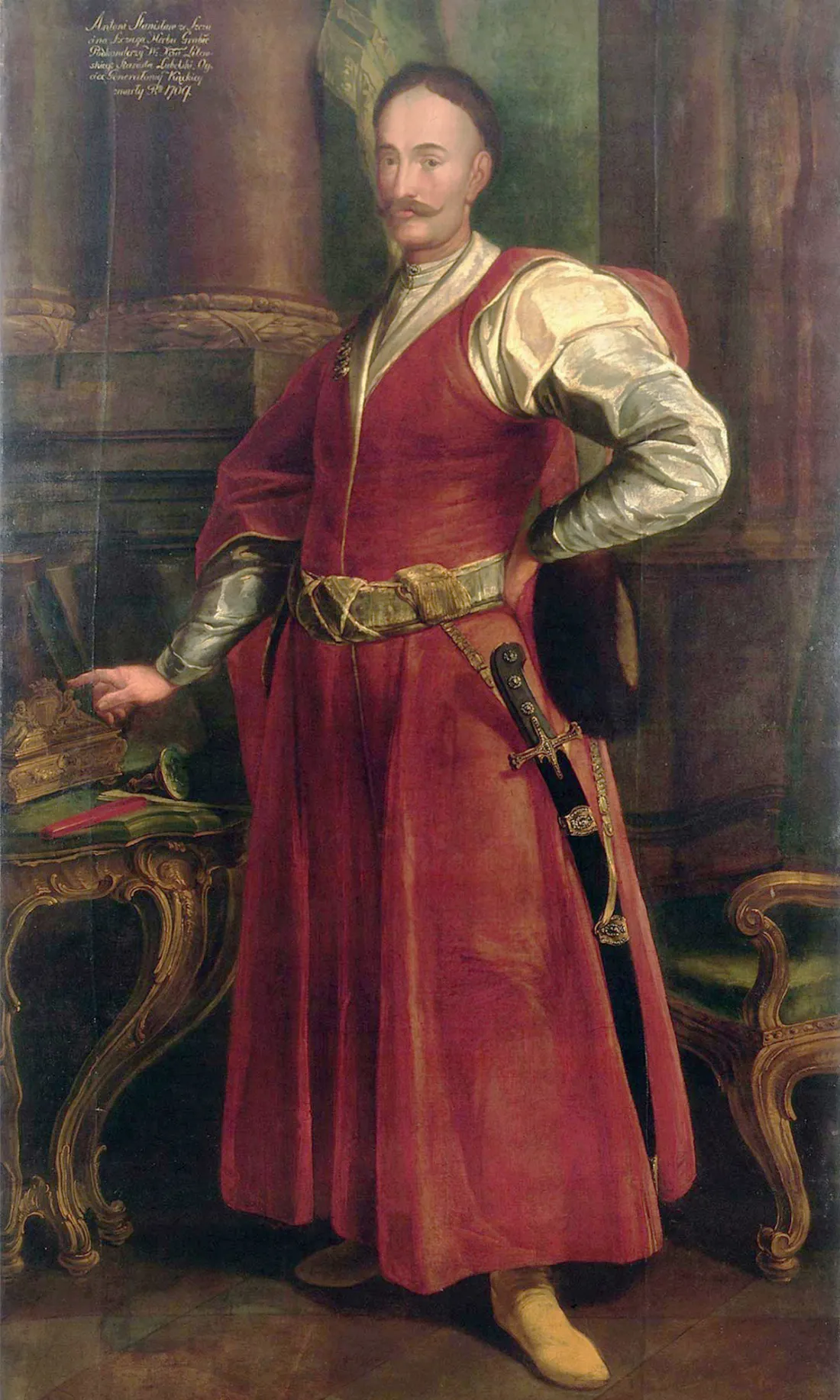 Portret Stanisława Antoniego Szczuki, członka szlachty.